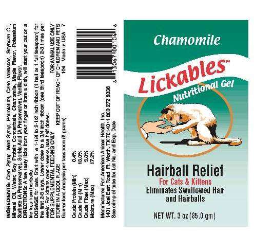 Lickables Nutritional Gel